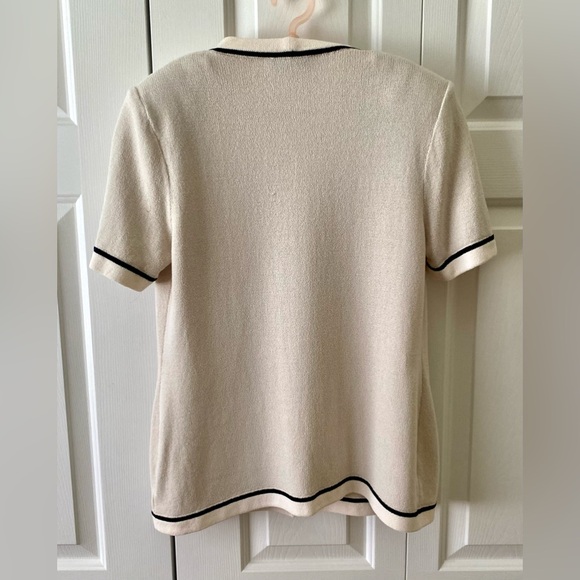 St. John 2 Piece Knit Cardigan Pant Set Sz4/6 - Picture 3 of 16